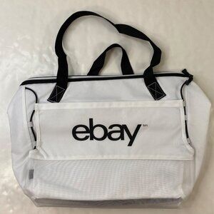 Large White & Black eBay Branded Tote Bag eBayana